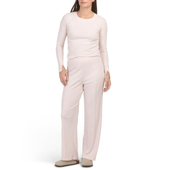 HONEYDEW Pants - HONEYDEW Magenta Long Sleeve Top And Pants Lounge Set